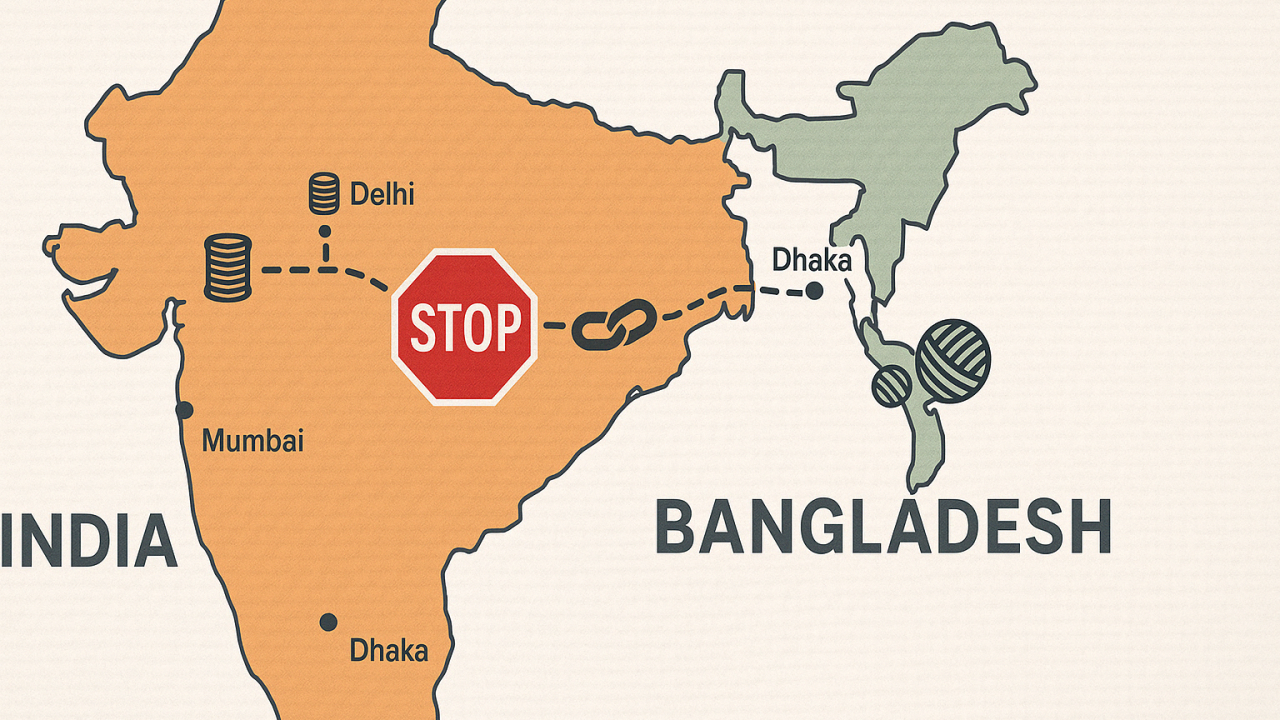 Bangladesh's Suspension of Yarn Imports from India: Causes, Implications, and Path Forward