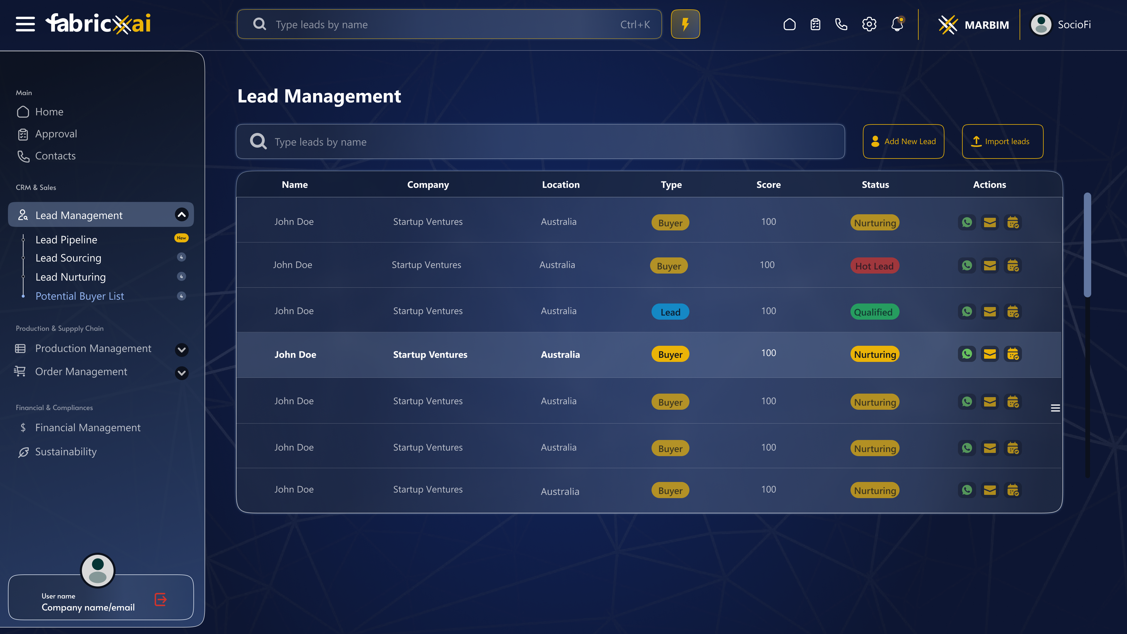 BRM Intelligence Dashboard